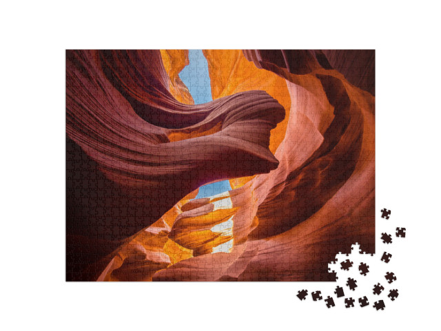 Puzzle de 1000 pièces « Formations de grès à Antelope Canyon, Arizona, États-Unis »