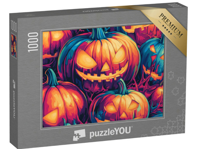 Puzzle de 1000 pièces « Citrouille, Halloween »