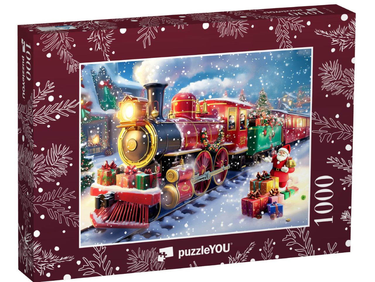 Puzzle de 1000 pièces « Le Polar Express apporte de nombreux cadeaux »