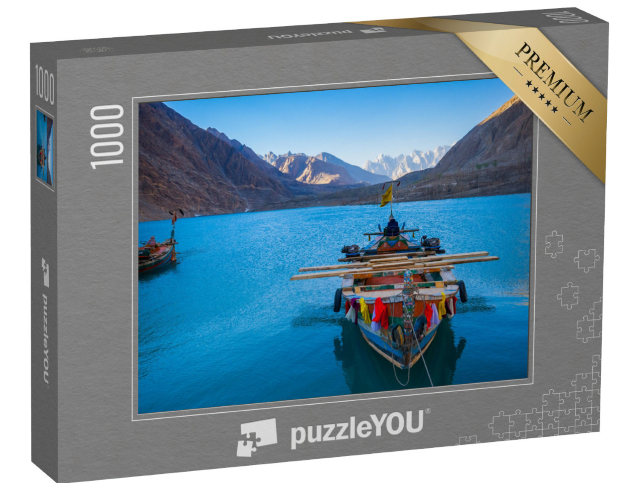 Puzzle de 1000 pièces « Lac Attabad au nord du Pakistan »