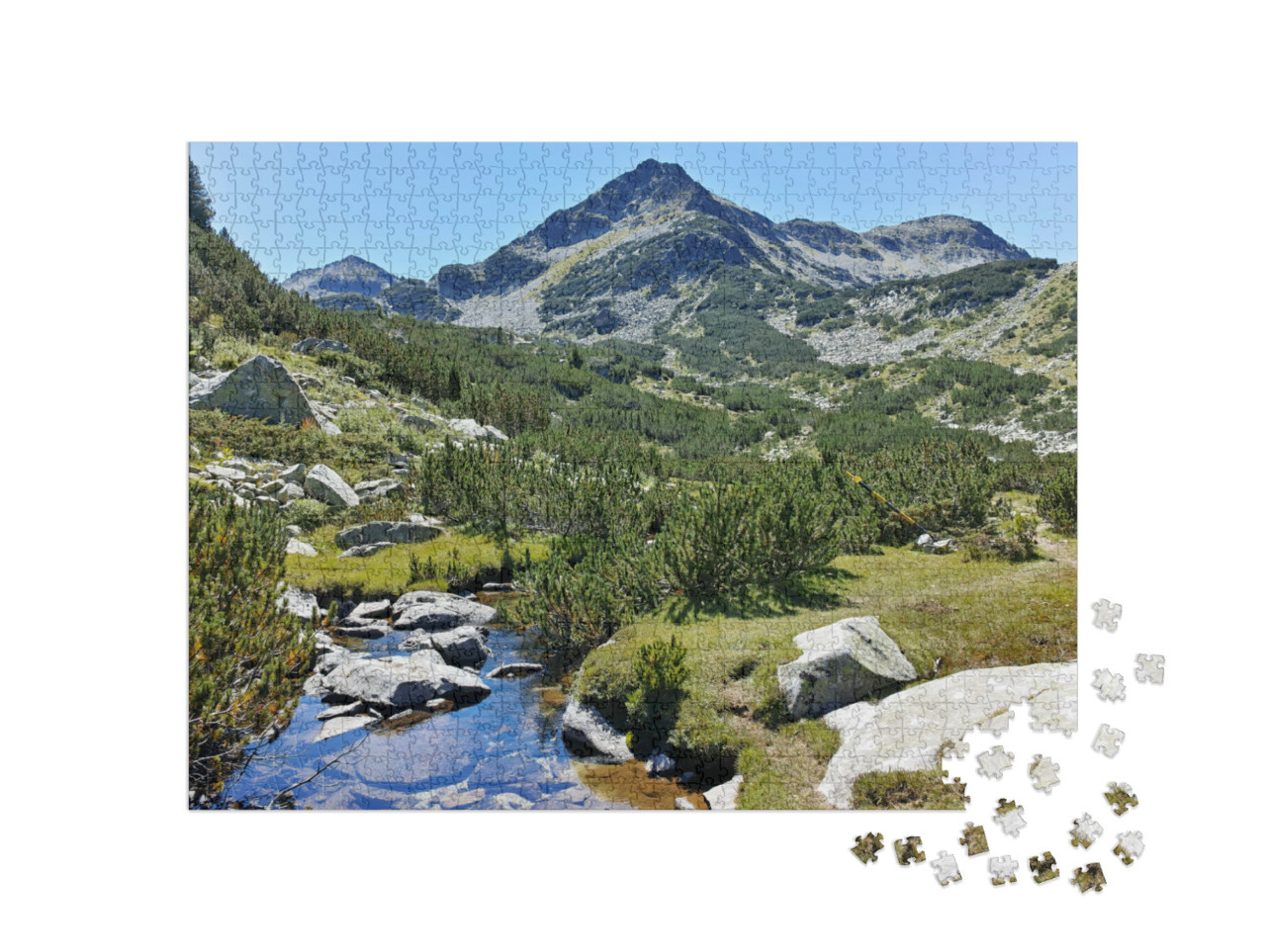 Puzzle de 1000 pièces « Paysage étonnant avec Maljowiza et Valyavishki Chukar, Bulgarie »