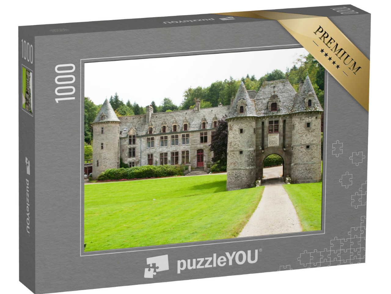 Puzzle de 1000 pièces « Château de Nacqueville (Chateau de Nacqueville), Normandie, France »