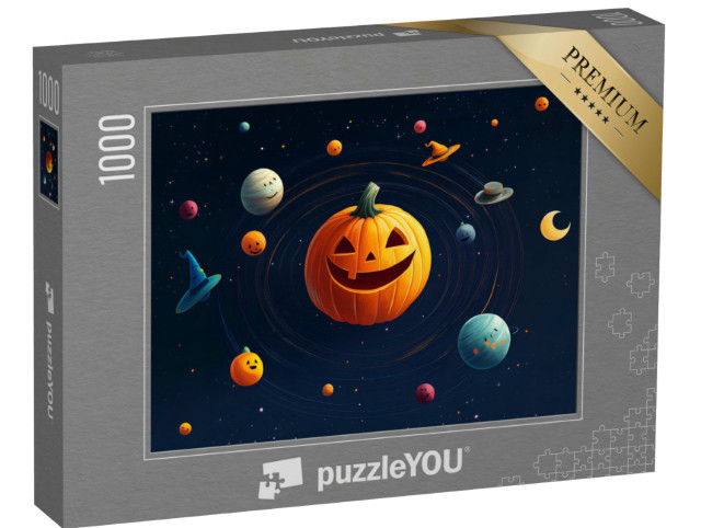Puzzle de 1000 pièces « Univers de la citrouille »
