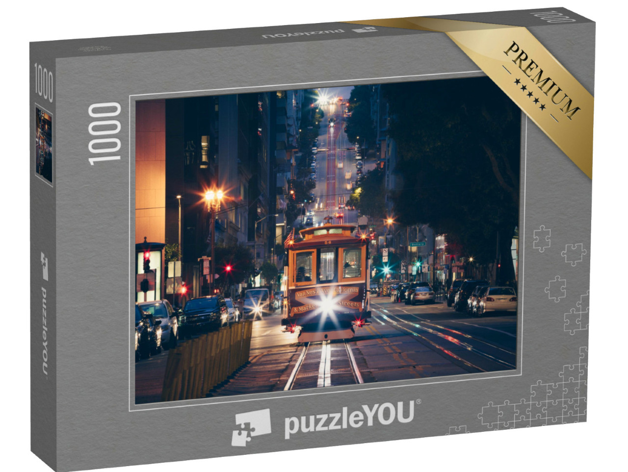 Puzzle de 1000 pièces « Cable Car de San Francisco »