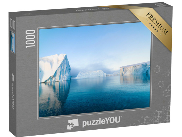 Puzzle de 1000 pièces « Icebergs arctiques sur l'océan Arctique, Groenland »