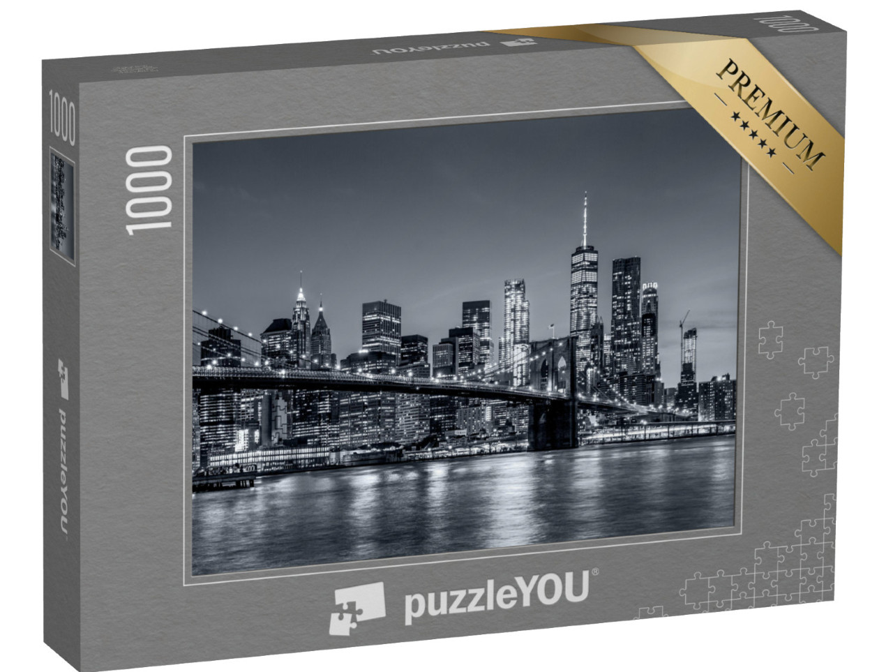 Puzzle de 1000 pièces « New York : la ligne d'horizon de Manhattan »