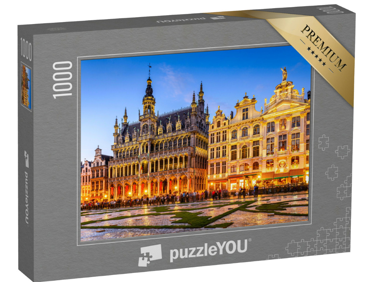 Puzzle de 1000 pièces « Grand-Place et Maison du Roi, Bruxelles, Belgique »