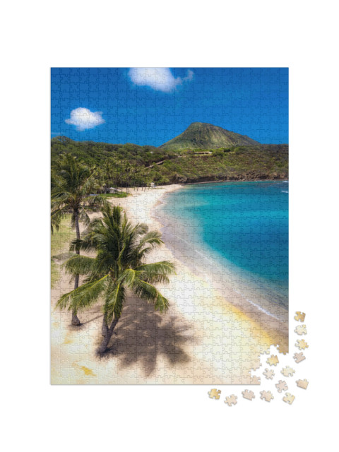 Puzzle de 1000 pièces « Paradis de la plage de Hanauma Bay »