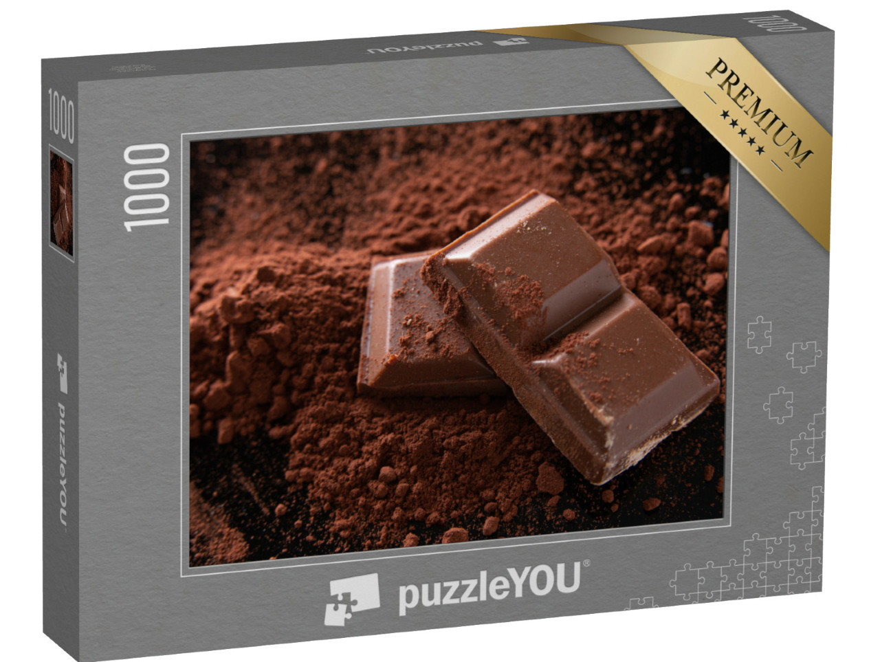 Puzzle de 1000 pièces « Chocolat et poudre de cacao »