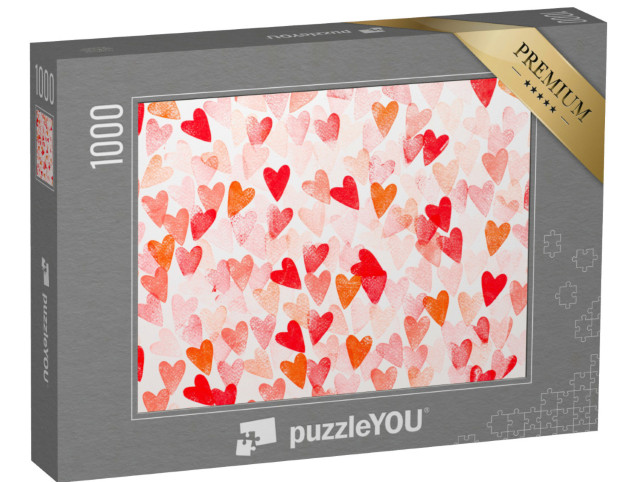Puzzle de 1000 pièces « Salutations pour la Saint-Valentin »