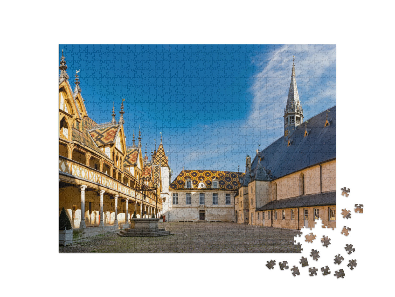 Puzzle de 1000 pièces « Hôtel-Dieu de Beaune »