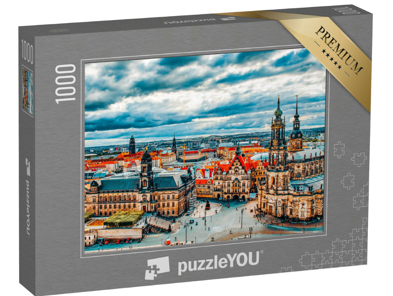 Puzzle de 1000 pièces « Centre historique de la vieille ville de Dresde »