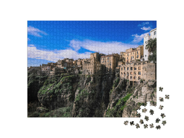 Puzzle de 1000 pièces « Ville et forteresse naturelle : Constantine, Algérie »