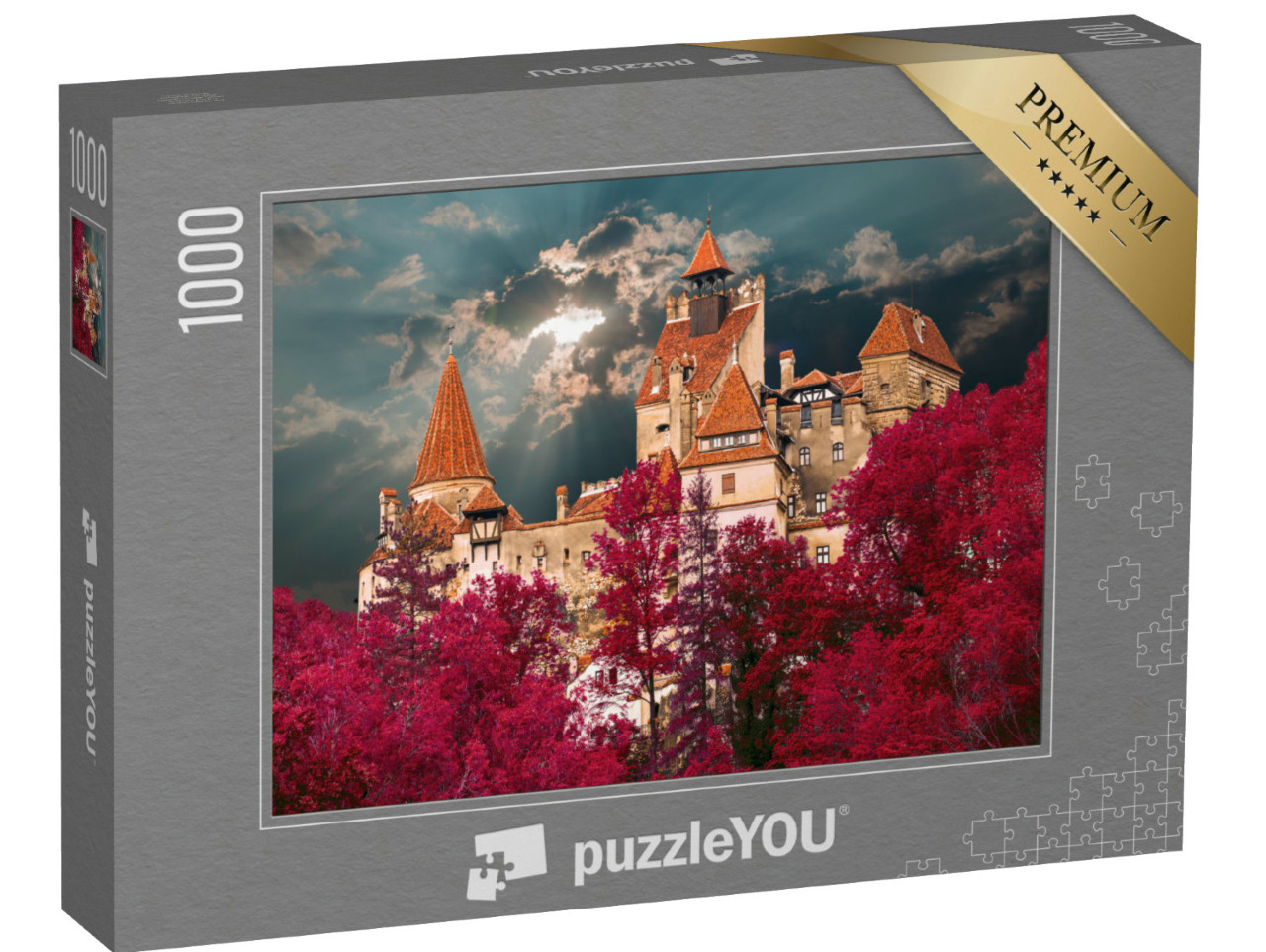 Puzzle de 1000 pièces « Château du comte Dracula près de la ville de Bran »