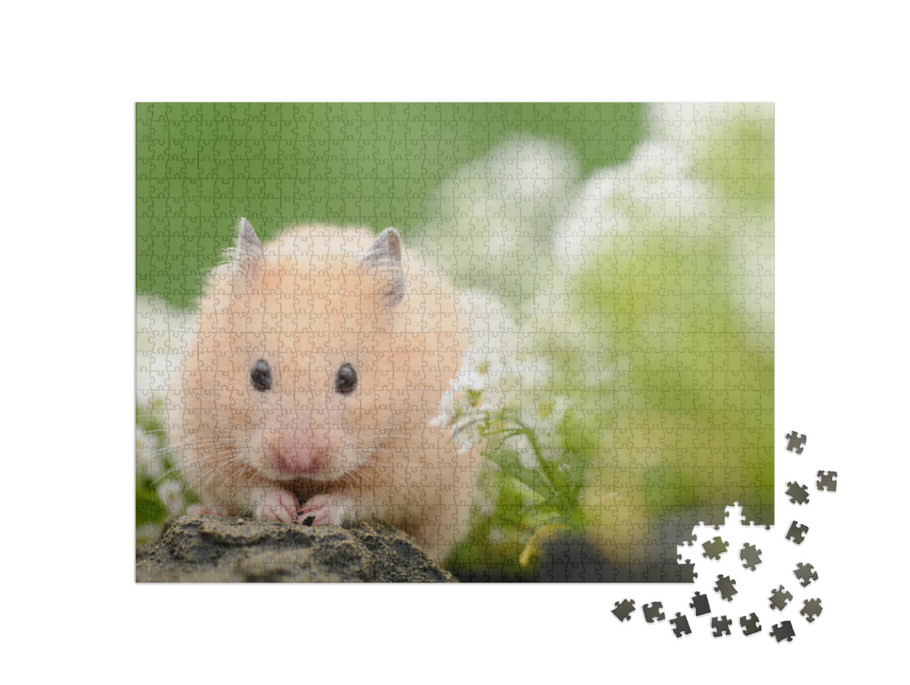 Puzzle de 1000 pièces « hamster doré »