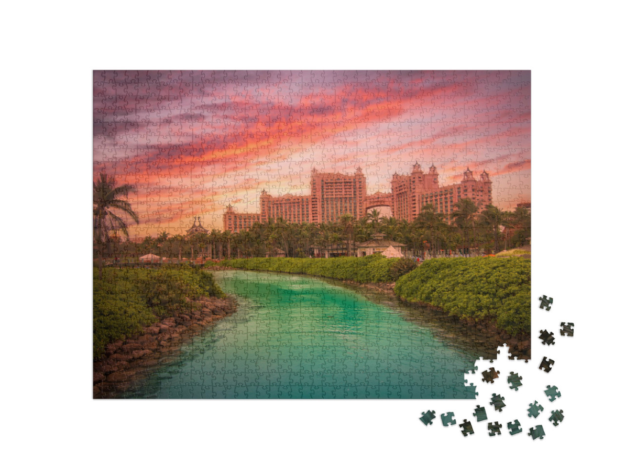 Puzzle de 1000 pièces « Paradise Island, Bahamas »