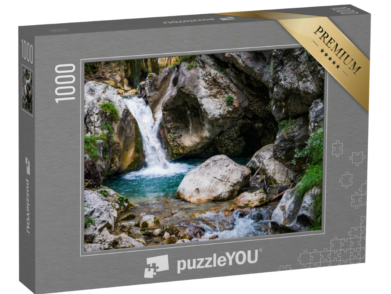 Puzzle de 1000 pièces « Les gorges de Tscheppa en Carinthie en Autriche »