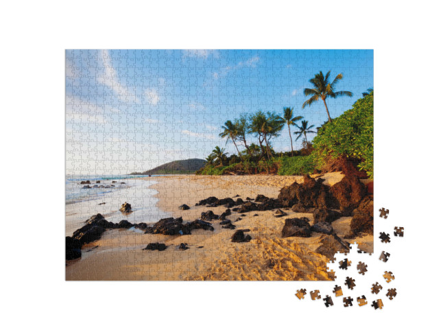 Puzzle de 1000 pièces « Plage de Makena à Hawaï »