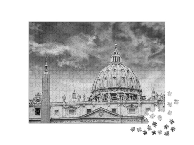 Puzzle de 1000 pièces « Coupole de la basilique Saint-Pierre au Vatican »