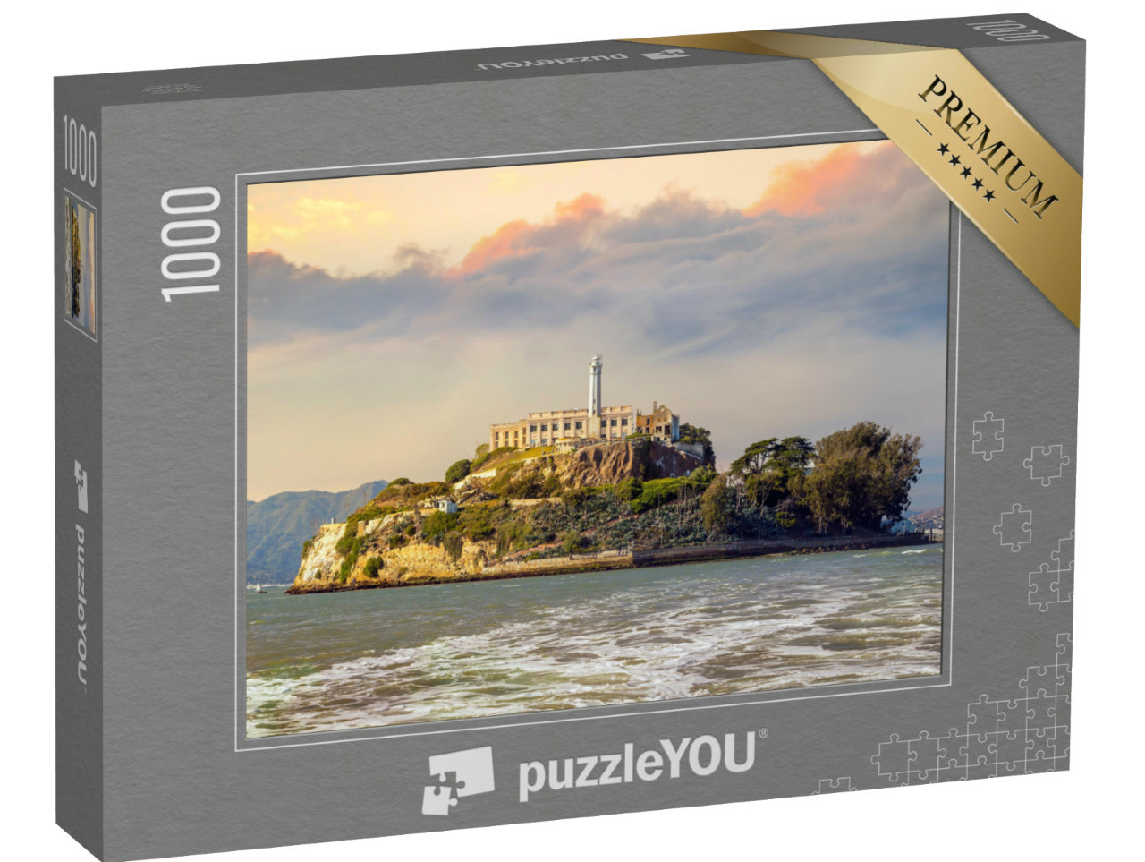 Puzzle de 1000 pièces « L'île d'Alcatraz à San Francisco, États-Unis »