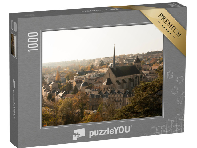 Puzzle de 1000 pièces « Vue de la ville de Poitiers »