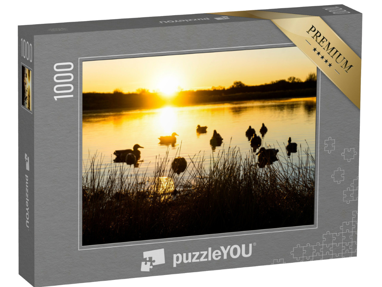 Puzzle de 1000 pièces « Scènes de chasse aux canards »
