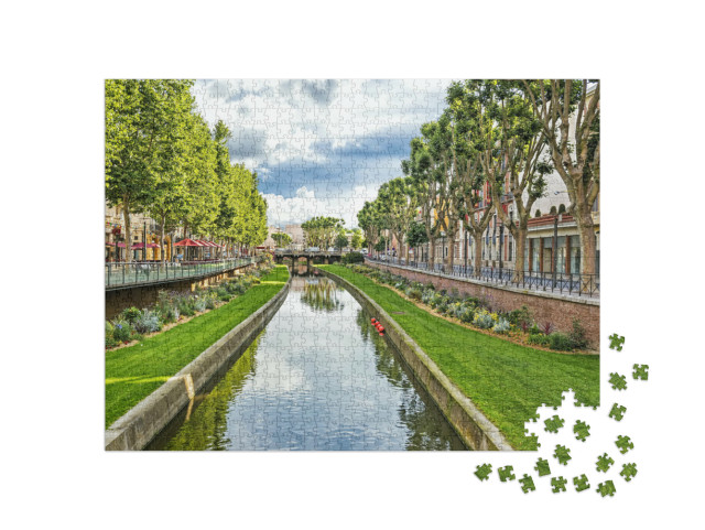 Puzzle de 1000 pièces « Routes de Perpignan, France »