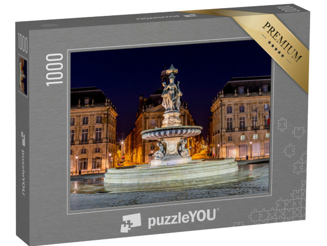 Puzzle de 1000 pièces « Place de la Bourse à Bordeaux, France »