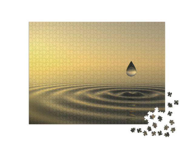 Puzzle de 1000 pièces « Gouttes Zen »