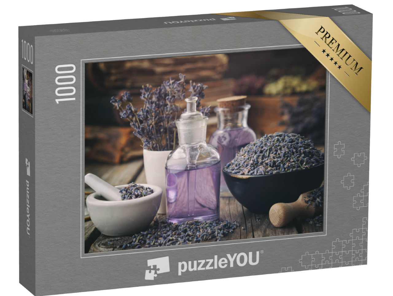 Puzzle de 1000 pièces « Teinture essentielle de lavande »