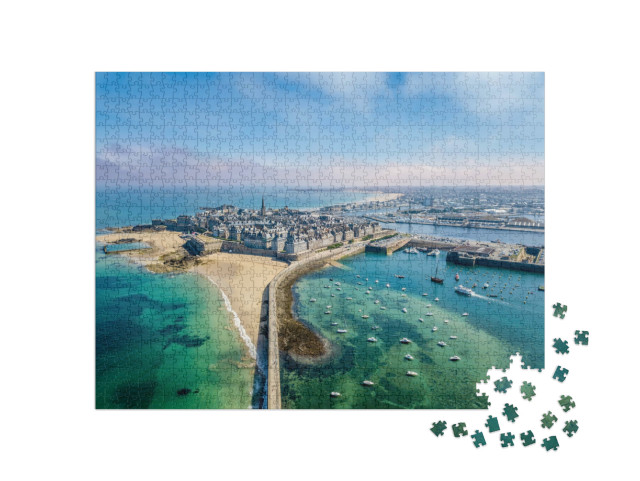 Puzzle de 1000 pièces « Saint Malo en Bretagne, France »