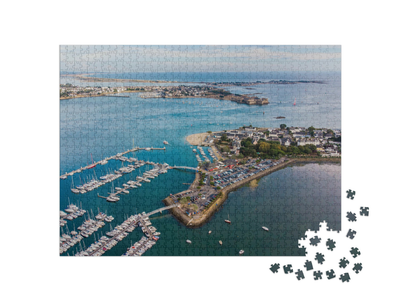 Puzzle de 1000 pièces « Citadelle de Port-Louis dans le Morbihan »