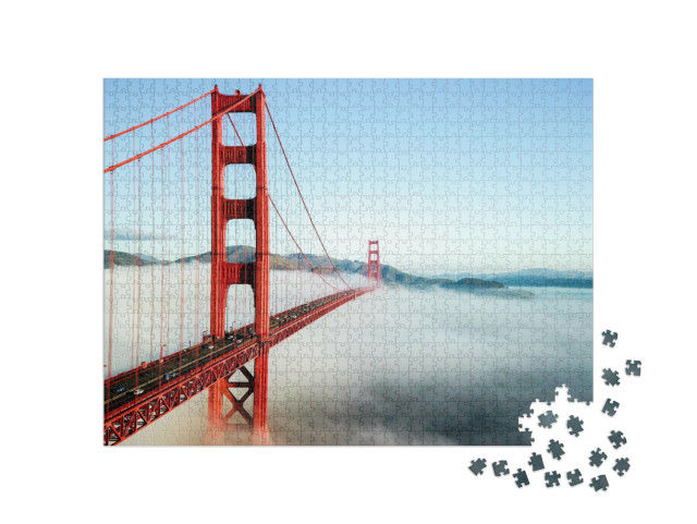 Puzzle de 1000 pièces « Pont du Golden Gate, San Francisco »