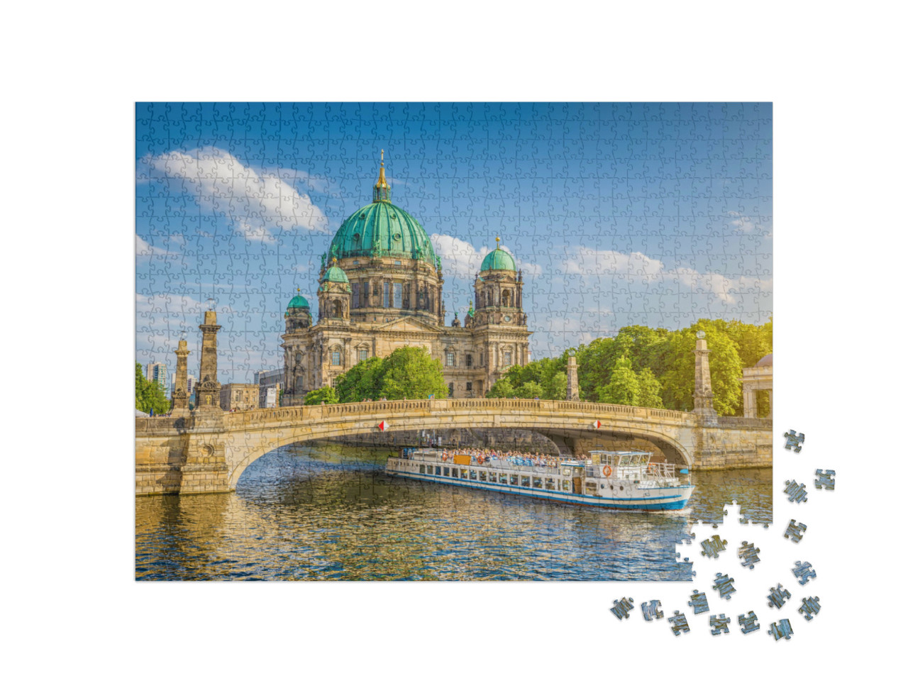 Puzzle de 1000 pièces « Cathédrale de Berlin sur l'île des musées, Berlin, Allemagne »