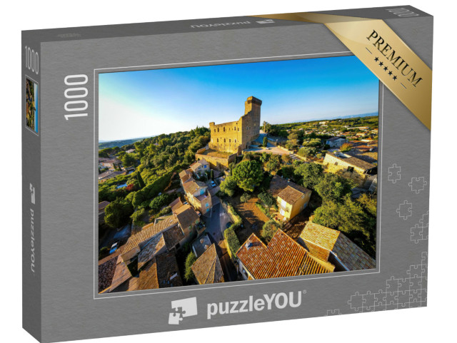 Puzzle de 1000 pièces « Châteauneuf-du-Pape dans le département du Vaucluse en région Provence-Alpes-Côte d'Azur »
