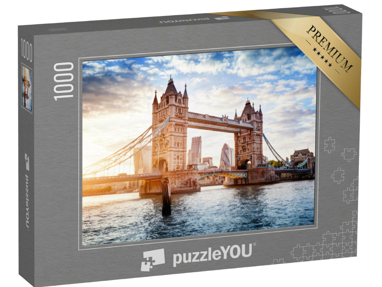 Puzzle de 1000 pièces « La Tamise et le Tower Bridge à Londres »