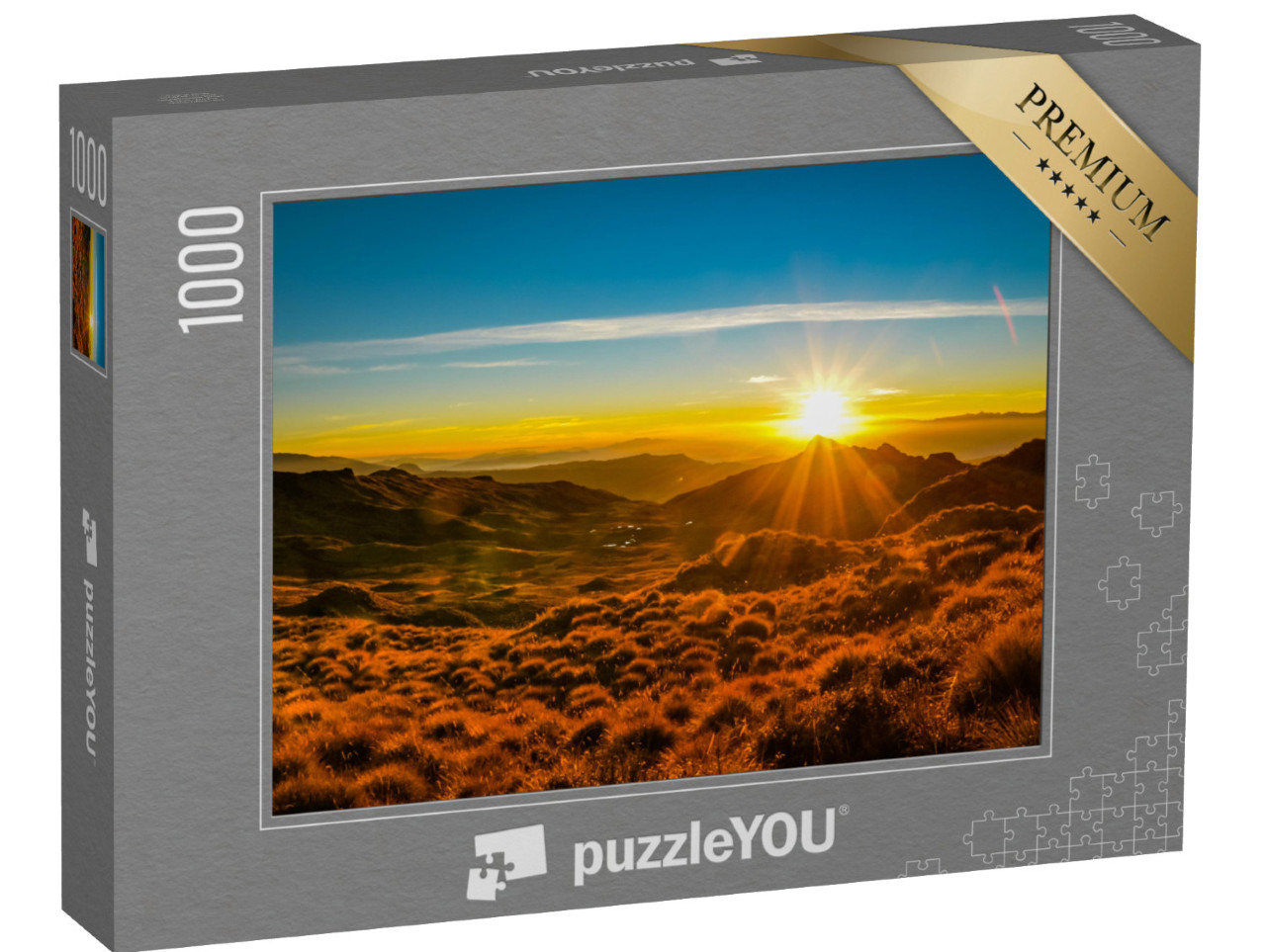 Puzzle de 1000 pièces « Mt Giluwe et les collines environnantes en Papouasie-Nouvelle-Guinée »