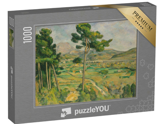 Puzzle de 1000 pièces « Paul Cézanne - Mont Sainte Victoire et le viaduc de la vallée de l'Arc »