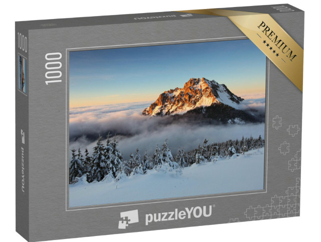 Puzzle de 1000 pièces « Le sommet du Roszutec dans les montagnes Fatra, Slovaquie »