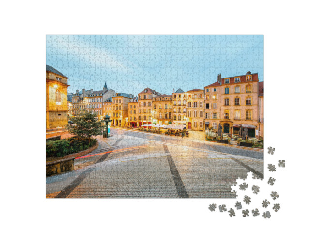 Puzzle de 1000 pièces « Centre de la vieille ville de Metz »