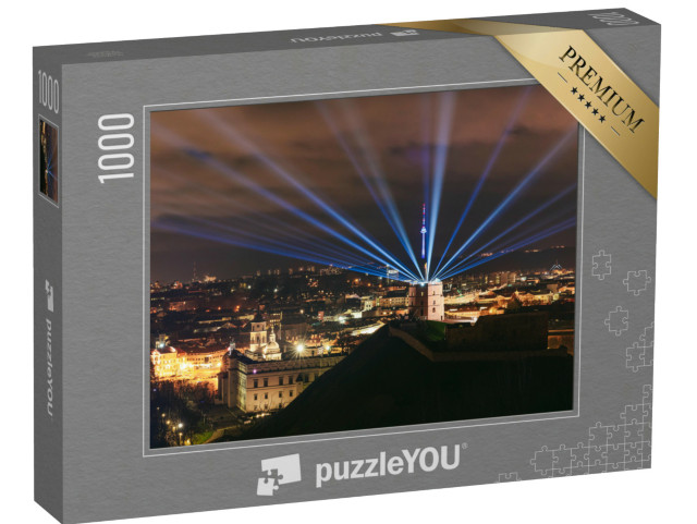 Puzzle de 1000 pièces « Vieille ville de Vilnius, Lituanie »