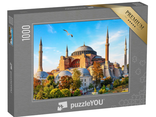 Puzzle de 1000 pièces « Célèbre mosquée Sainte-Sophie à Istanbul, Turquie »