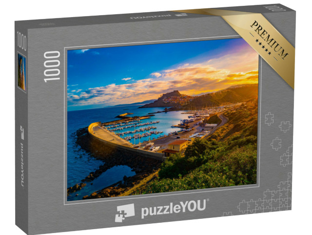 Puzzle de 1000 pièces « Ruelle de Castelsardo, Sardaigne, Italie »