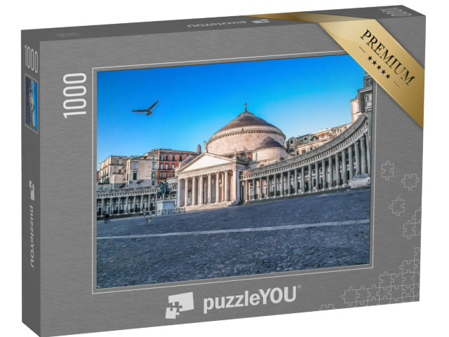 Puzzle de 1000 pièces « Vue de la Piazza del Plebiscito, Naples, Italie »