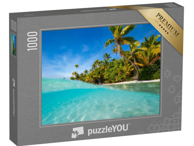 Puzzle de 1000 pièces « Une île One Foot à couper le souffle dans le Pacifique Sud »