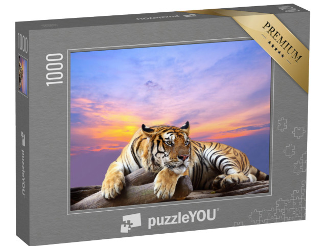 Puzzle de 1000 pièces « Tigre attentif »