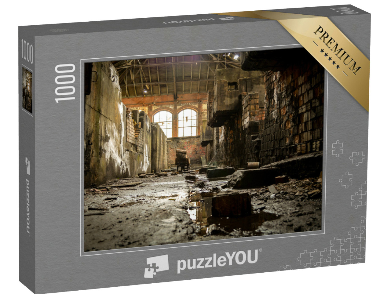 Puzzle de 1000 pièces « Ancienne usine abandonnée »