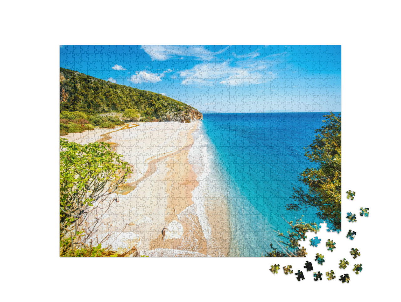 Puzzle de 1000 pièces « Gjipe Strand en Albanie »