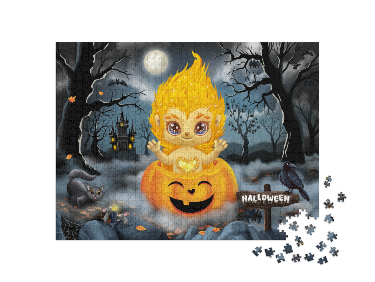 Puzzle de 1000 pièces « GOLDY: Halloween »