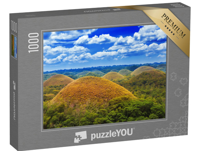 Puzzle de 1000 pièces « Colline de chocolat sur l'île de Bohol, Philippines »